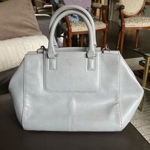 Mat and Nat large grey satchel
